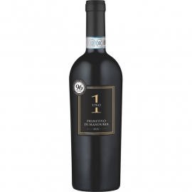 Wino Uno 1 Primitivo Di Manduria wytrawne czerwone 14 % 750 ml