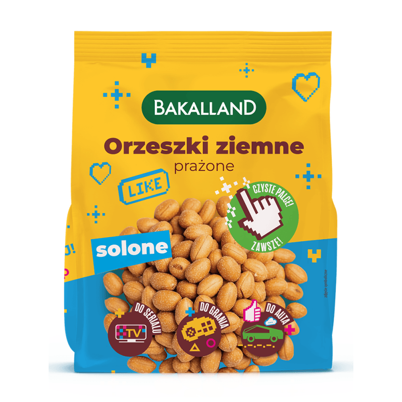Bakalland Orzeszki arachidowe prażone solone